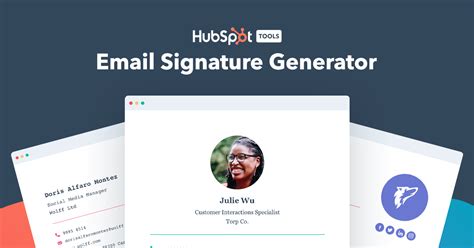 hubspot signature generator